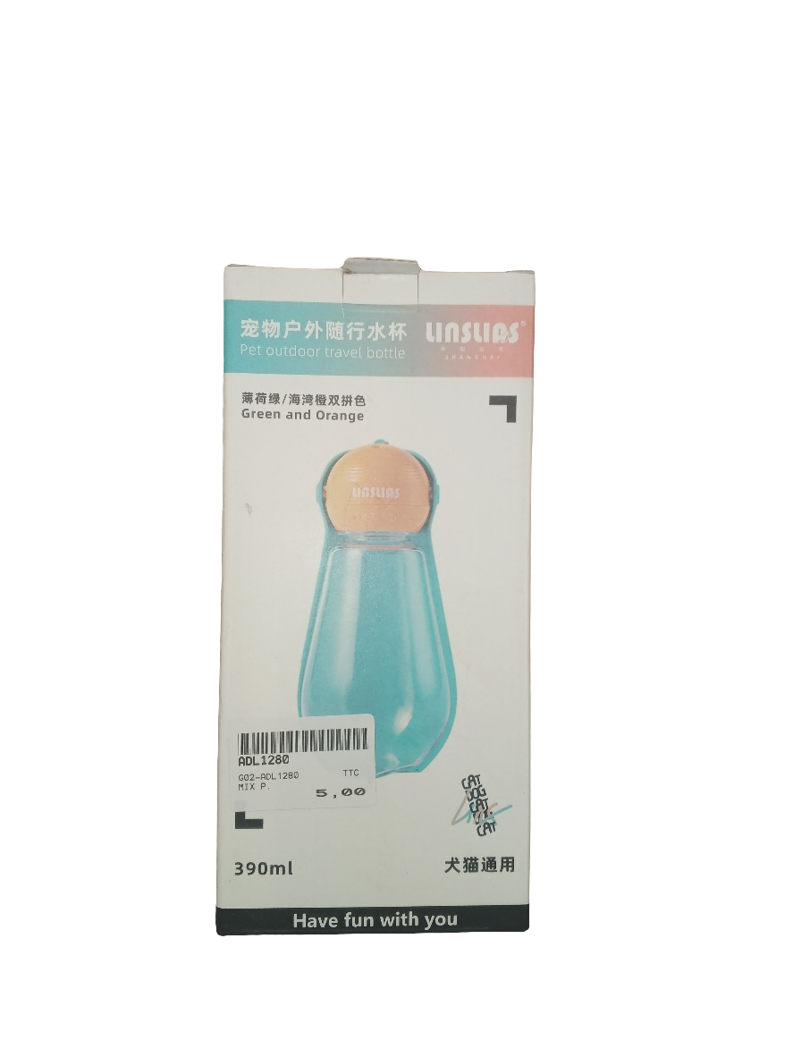 Linslias Pets Water Bottle